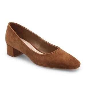 Loeffler Randall Cacao 'Nerine' Brown Suede Heels Size 6.5